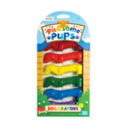Pawsome Pups Dog Crayons - Set of 6