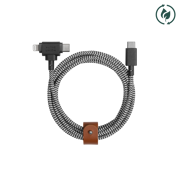 Belt Cable Duo (USB-C to USB-C & Lightning)