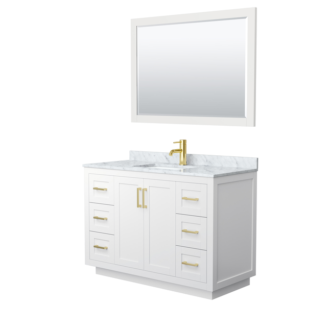 Miranda 48" Single Vanity - White