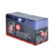 3" x 4" Clear Regular Toploaders and Soft Sleeves Bundle (100ct) for Standard Size Cards