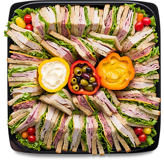 Signature SELECT Deli Finger Sandwiches 18 Inch Tray - Each