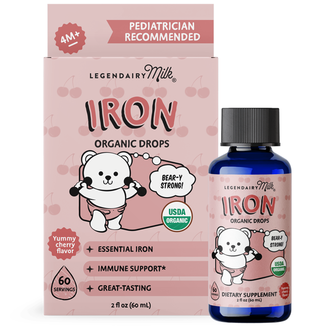 Organic Baby and Toddler Iron Drops