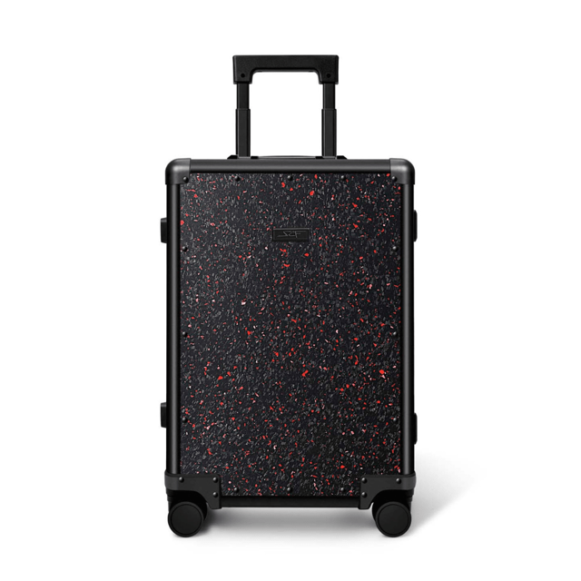 Red Flake Forged Carbon Fiber Carry-On Luggage | Classic Series