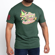 This Side of the Nuthouse T-Shirt - Heather Forest Green