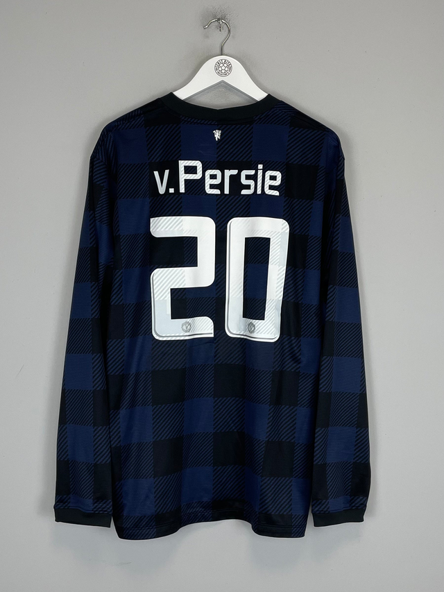 2013/14 MANCHESTER UNITED V.PERSIE L/S AWAY SHIRT (XL) NIKE