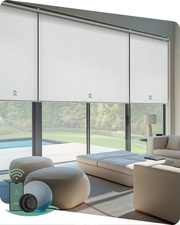 Yoolax Motorized Coupled Roller Shades