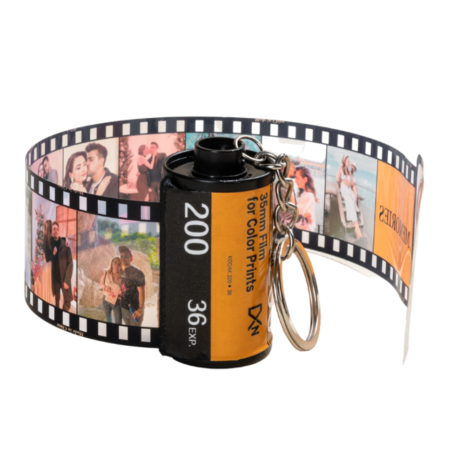Personal Film Roll Keychain
