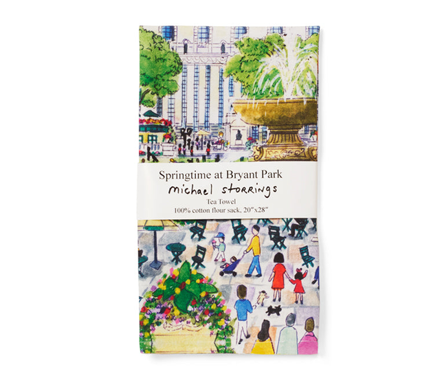 Summer in Bryant Park Tea Towel