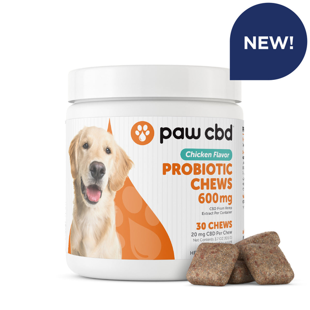 Broad Spectrum CBD Dog Probiotic Chews