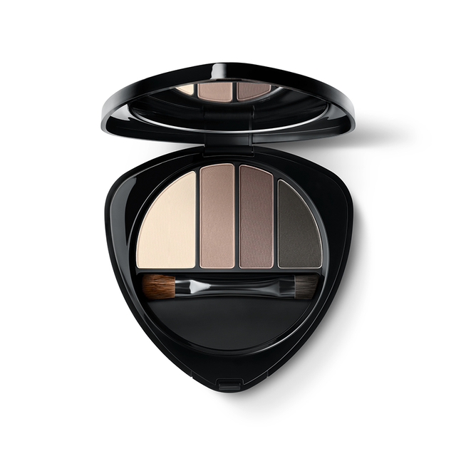 Matte eyeshadow palette for eyes & brows - natural make-up | Dr. Hauschka