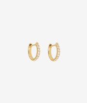 Micro Teeny Tiny Pave Huggie