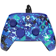 Xbox Series X|S & PC Glitch Blue REMATCH Advanced Wired Controller