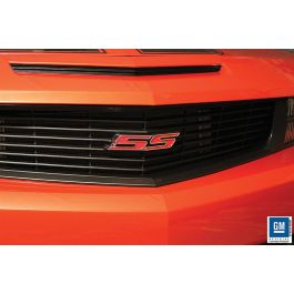 Camaro Grille Emblem, Polished/Red, 2010-2013
