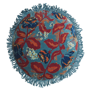 Margot Velvet Cushion - Celeste