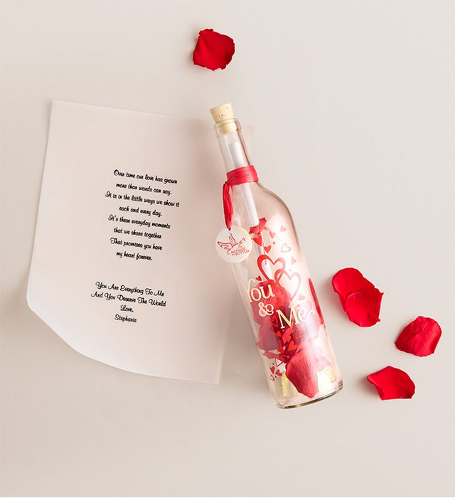 Message In A Bottle® 'You & Me' With Chocolate