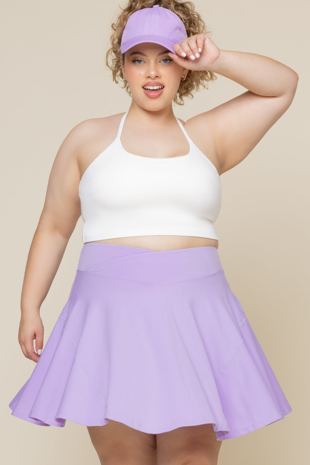 Crisscross Hourglass® Twirl Skort (Longer) - Digital Lavender