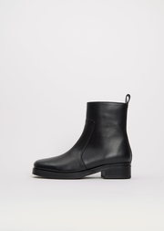 Square Toe Leather Boot