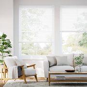 2" SWave Cordless Faux Wood Blinds