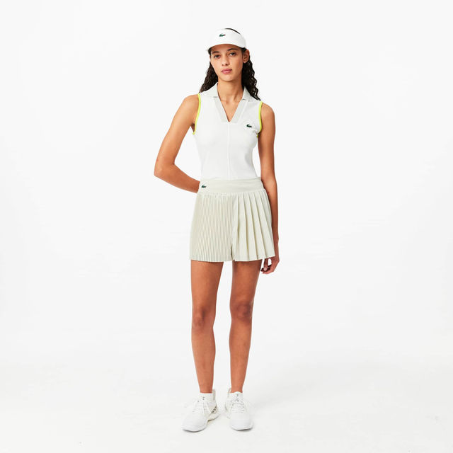 Women's Pleated Lined Tennis Shorts