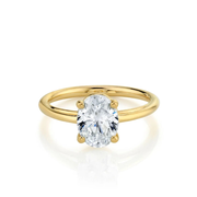 The Helene Oval Solitaire Engagement Ring