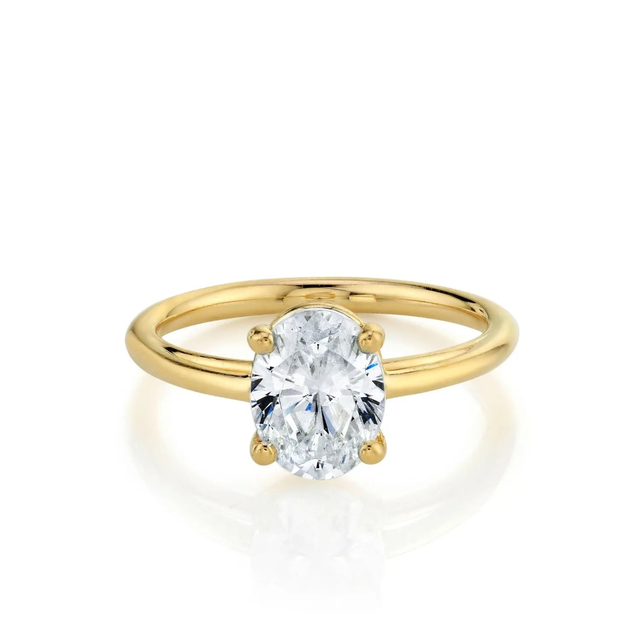 The Helene Oval Solitaire Engagement Ring