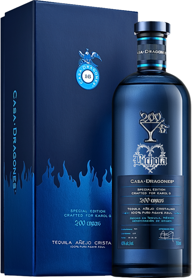 Casa Dragones 200 Copas Karol G Special Edition Añejo Cristalino Tequila