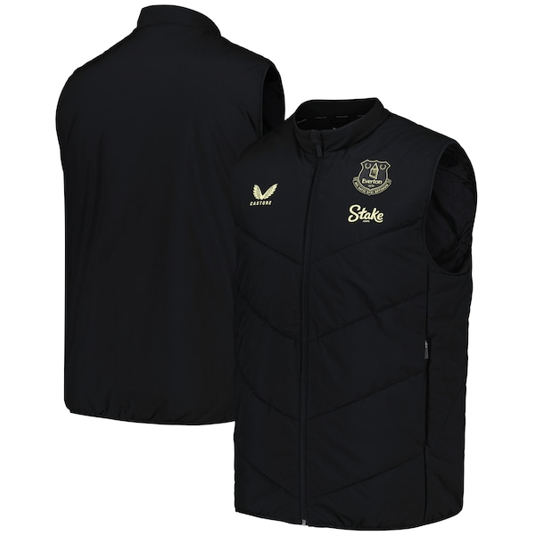 Everton Castore Coaches Training Gilet - Black
