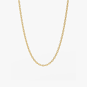 Gold Knife Edge Chain