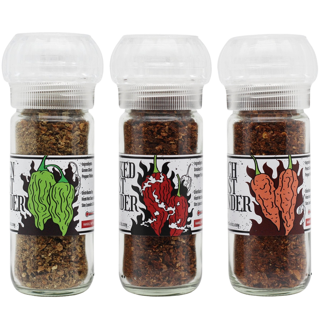 Ghost Pepper Grinder Trio