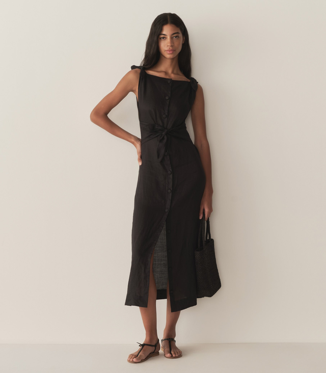 LEVINE DRESS -- BLACK
