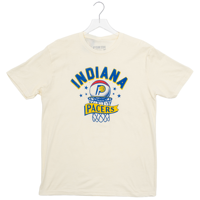 Adult Indiana Pacers EST. 1967 T-shirt in Natural by Pacers Team Store