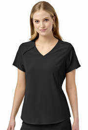WonderWink Renew Women's Hidden Zip Scrub Top-6234