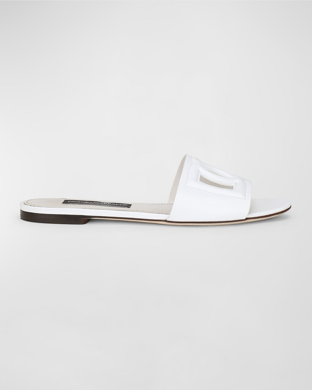 Cutout DG Flat Slide Sandals