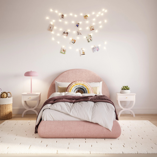 Kids Luna Bed Set: Bed Frame and Headboard Set
