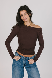 Farah Long Sleeve in Brown