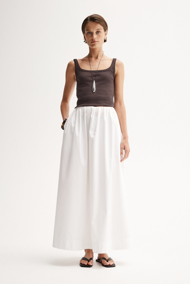 Sonia Maxi Skirt White