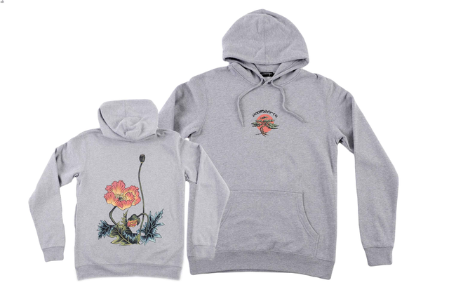 Baldo Red Hoodie - Grey