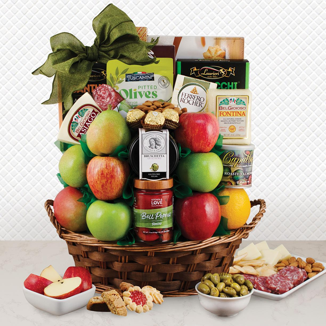 Italian Treasures Fruit Gift Basket