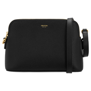 Iris Double Zip Crossbody - Black/Black | Oroton