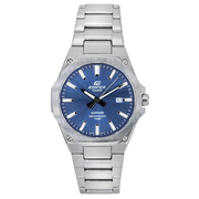 Casio Edifice Sapphire Crystal Analog Stainless Steel Blue Dial Quartz EFR-S108D-2A 100M Men's Watch
