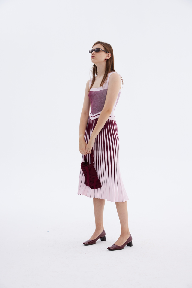 PARLOR WAVY TANK DRESS