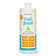 Fresh Breath Lemon Mint Mouthwash | 24 Hr Protection | Fluoride Free