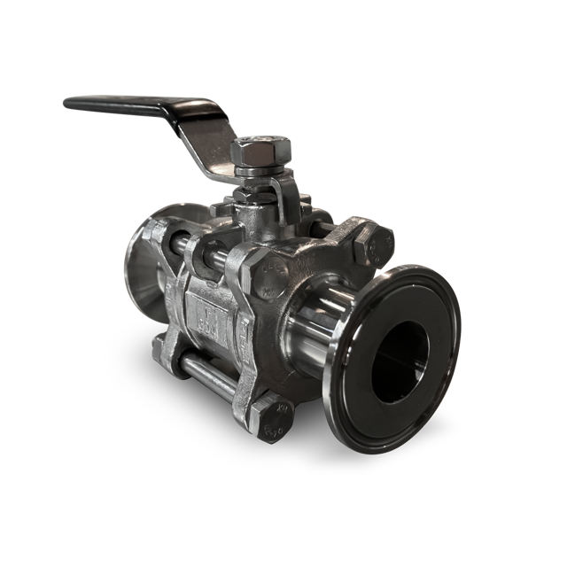 1.5" TC 3 Piece Valve