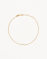 14k Solid Gold Floating Petal Lab-Grown Diamond Bracelet