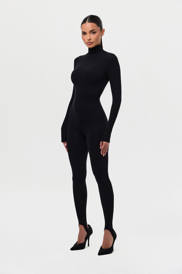 Naked Turtleneck Stirrup Jumpsuit Petite