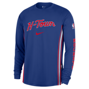 Men's Houston Rockets Nike City Edition On-Court Long-Sleeve T-Shirt