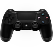 JET BLACK PS4 CUSTOM MODDED CONTROLLER
