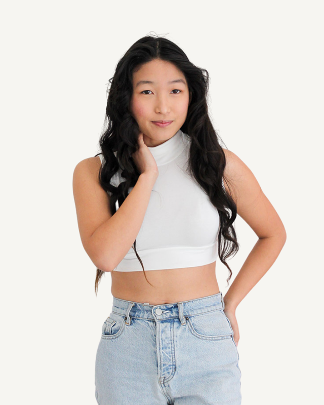 Mock Neck Sleeveless