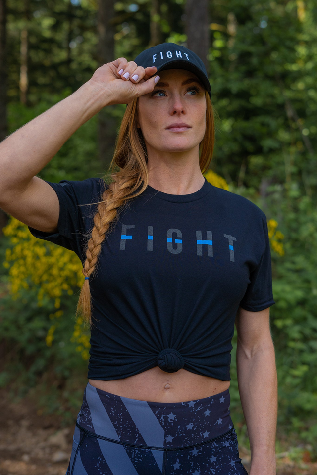 Thin Blue Line Fight Tee