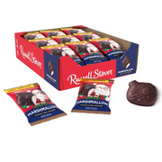 Christmas Dark Chocolate Marshmallow Candy Ornament, 1.3 oz., case of 18